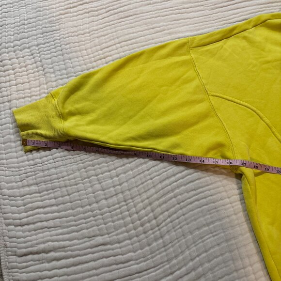 NWT Free People Margarita Hoodie Chartreuse Oversized Pullover – Women’s M - Picture 12 of 13